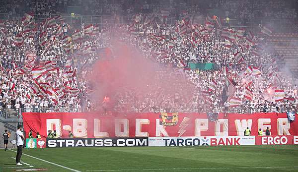 Mainzer Fans sorgten beim Pokalaus gegen Kaiserslautern für Aufregung.