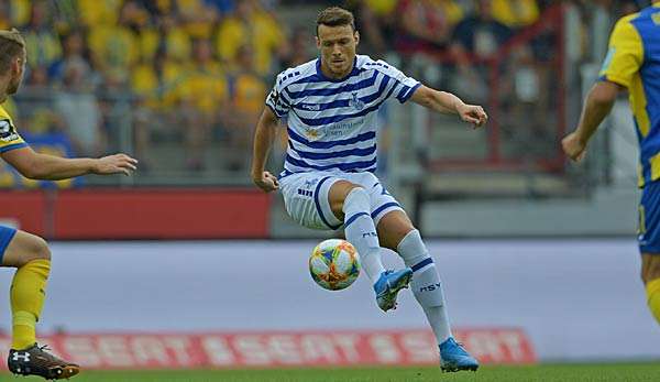 Petar Sliskovic und der MSV Duisburg treffen auf Greuther Fürth.