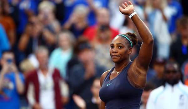 Serena Williams musste im Finale beim Stand von 1:3 aufgrund einer Rückenverletzung aufgeben.