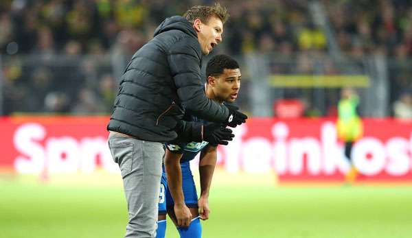 Mit Julian Nagelsmann arbeitete Serge Gnabry bei der TSG Hoffenheim zusammen.