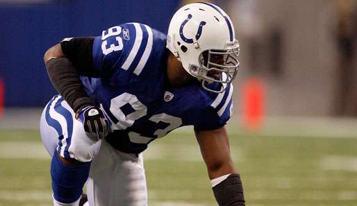 Dwight Freeney von den Indianapolis Colts ist für den Super Bowl fraglich