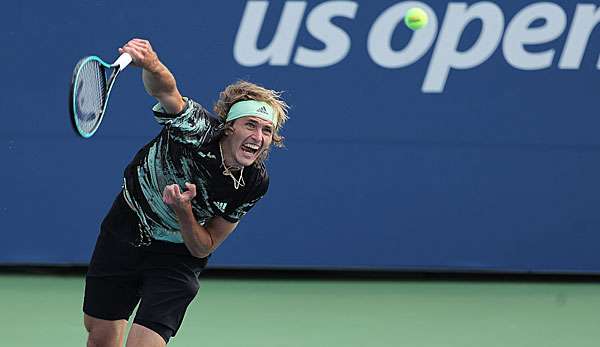 Alexander Zverev steht in Runde zwei der US Open.