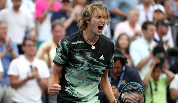 Alexander Zverev könnte heute ins Viertelfinale der US Open einziehen.
