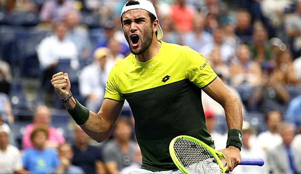 Matteo Berrettini steht nach einem Tie-Break-Krimi im Halbfinale der US Open. 