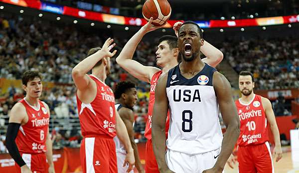 Nach dem knappen Sieg gegen die Türkei will Harrison Barnes auch gegen Japan jubeln.