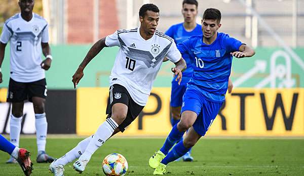 Lukas Nmecha traf zum 1:0 gegen Griechenland.