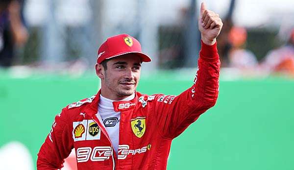 Charles Leclerc startet beim Großen Preis von Italien von der Pole Position ins Rennen.