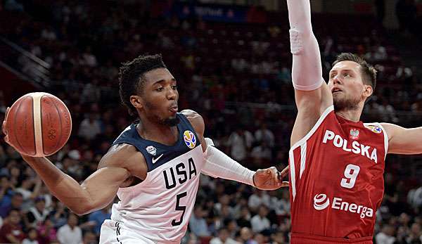 Donovan Mitchell war einer der besten Scorer der US-Amerikaner.