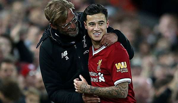 Philippe Coutinho spielte unter Jürgen Klopp beim FC Liverpool. 