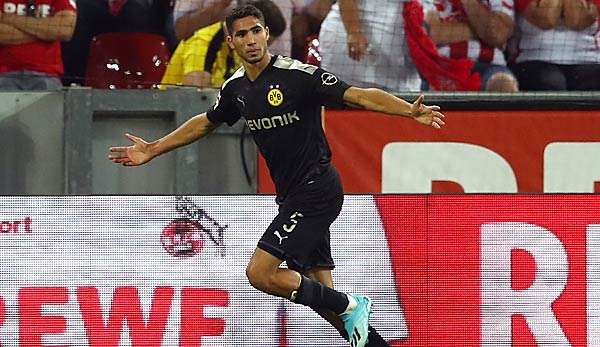 Achraf Hakimi ist von Real Madrid an Borussia Dortmund ausgeliehen. 