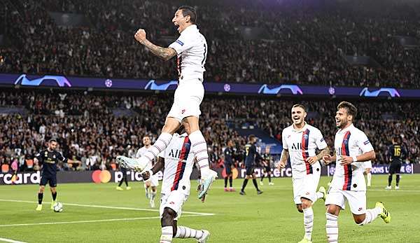 Traf doppelt im Spitzenspiel gegen Real Madrid: PSG-Star Angel Di Maria.