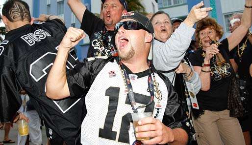 Kein guter Platz für Colts-Fans: In Louisiana trägt derzeit fast jeder Black and Gold