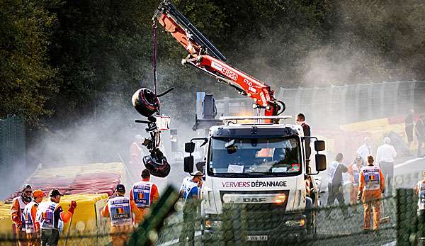 Juan Manuel Correa war am 31. August in Spa in einen schweren Crash verwickelt.