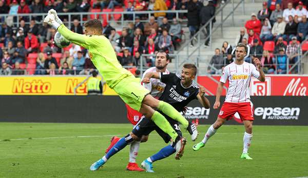 Der HSV kam in Regensburg nicht über ein Remis hinaus.