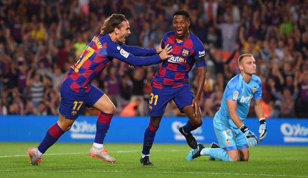 Beim FC Barcelona sorgt in den letzten Wochen Youngstar Fati für Furore.