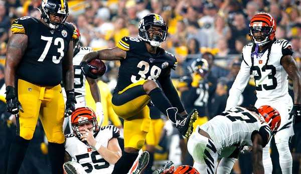 Jaylen Samuels und die Pittsburgh Steelers fuhren ihren ersten Sieg der Saison ein.