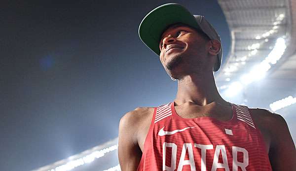 Mutaz Essa Barshim hat das erste Gold für Katar gewonnen.