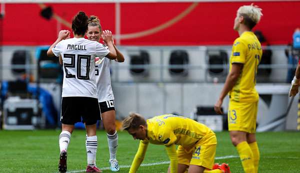 Die DFB-Frauen gewann klar gegen die Ukraine.