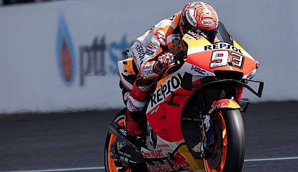 Marc Marquez will sich in Thailand den vierten Weltmeistertitel in Folge holen.