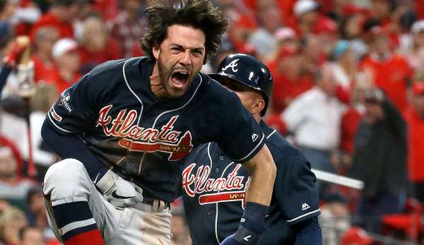 Dansby Swanson sorgte für den späten Ausgleich der Atlanta Braves gegen die St. Louis Cardinals in Spiel 3 der NLDS.