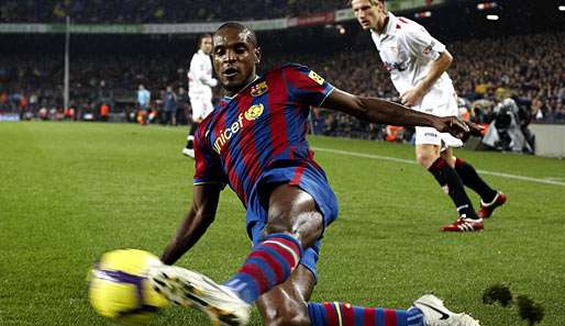 Eric Abidal kam 2007 von Lyon zum FC Barcelona