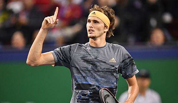 Alexnder Zverev setzte sich im Viertelfinale gegen Roger Federer durch. 
