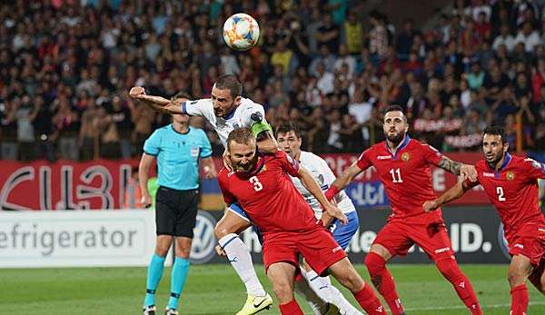 Armenien steht hinter Italien und Finnland auf dem dritten Platz. 