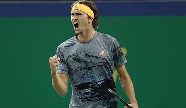 Alexander Zverev hat beim ATP-Masters in Shanghai das Finale erreicht.