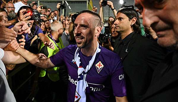 Franck Ribery wurde beim AC Florenz gut aufgenommen.