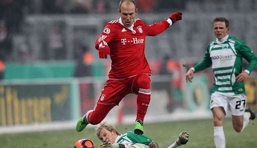 Arjen Robben verwandelte in der 58. Minute einen Handelfmeter zum 2:2