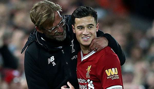 Philippe Coutinho spielte beim FC Liverpool unter Jürgen Klopp.