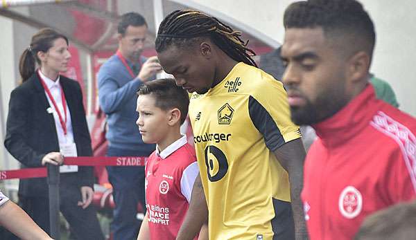 Renato Sanches vor seinem ersten Ligapsiel für OSC Lille gegen Stade Reims Anfang September.