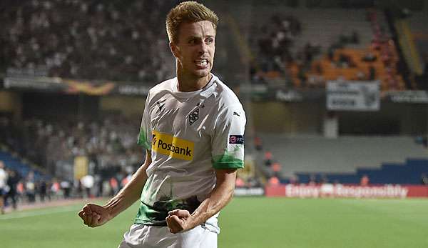 Patrick Herrmann erzielte für Borussia Mönchengladbach ein Last-Minute-Tor gegen Basaksehir.