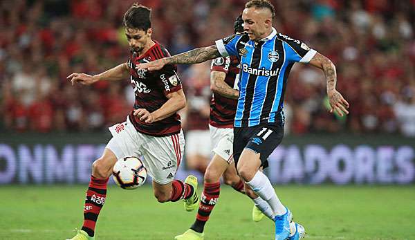 Rodrigo Caio warf mit Flamengo Rio de Janeiro Everton und Gremio Porto Alegre aus der Copa Libertadores.