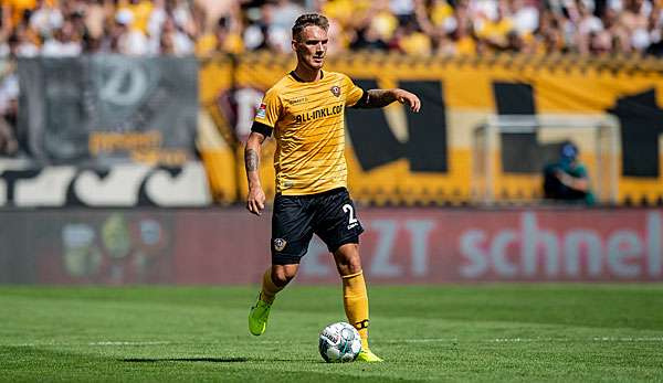 Linus Wahlqvist steht mit Dresden auf Platz 17 in der 2. Liga.