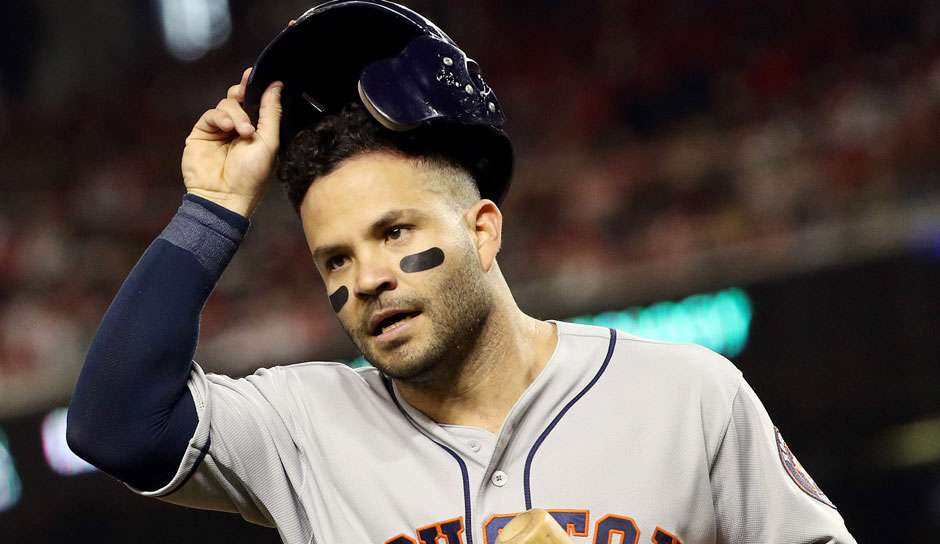 Jose Altuve erzielte zwei Runs für die Houston Astros in Spiel 3 der World Series.