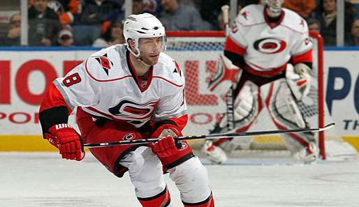 Matt Cullen spielte von 2007 bis 2010 für die Carolina Hurricanes