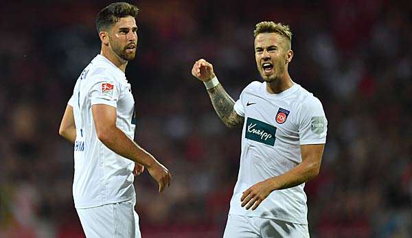 Heidenheim spielt heute gegen Erzgebirge Aue.