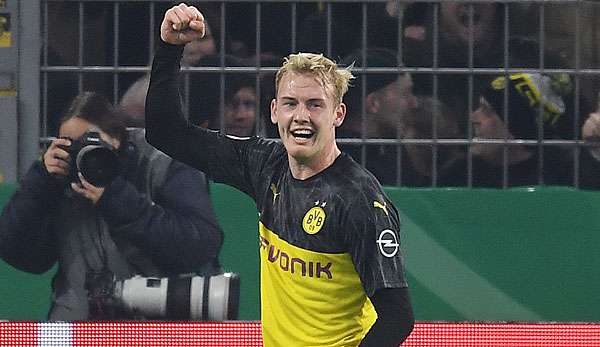 Julian Brandt hat gegen Gladbach zwei Mal getroffen.