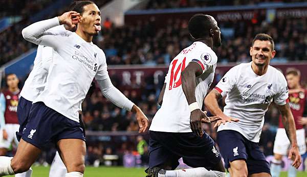 Der FC Liverpool hat einen Zittersieg bei Aston Villa eingefahren.