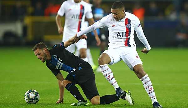 Im Hinspiel gewann Paris Saint-germain deutlich mit 5:0 gegen den Club Brügge.