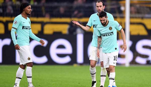 Inter Mailand droht nach der Pleite von Dortmund das Verpassen des Achtelfinals.