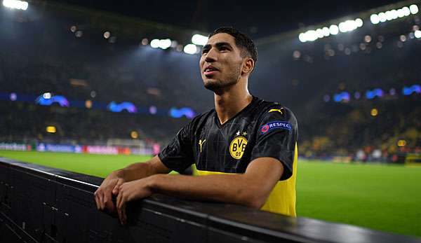 Achraf Hakimi ist von Real Madrid an den BVB ausgeliehen.