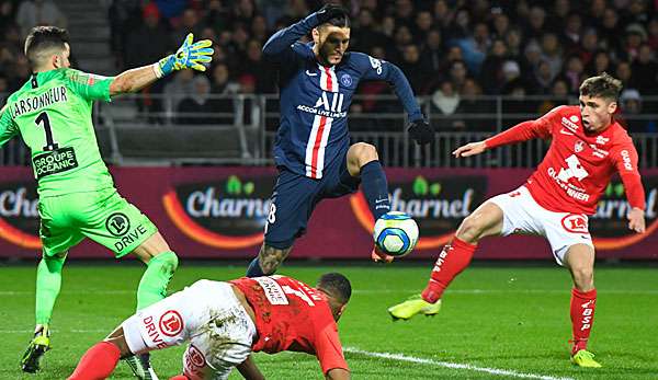 PSG hat in Brest gewonnen.