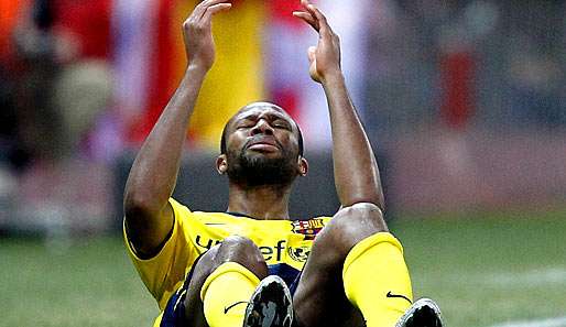Seydou Keita fehlt dem FC Barcelona vier Wochen 