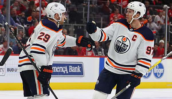 Leon Draisaitl hat beim Sieg der Oilers vier Scorerpunkte verbucht.