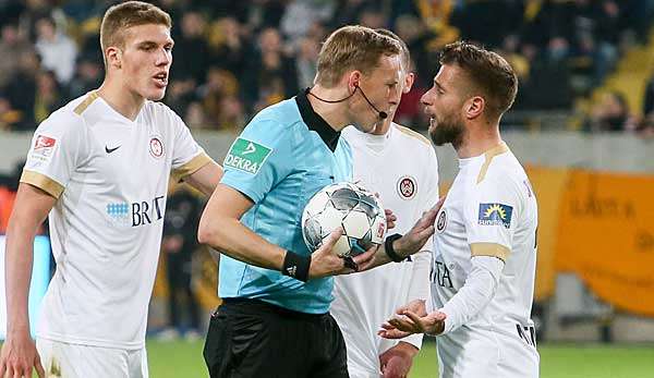 Wehen Wiesbaden verlor mit 0:1 gegen Dresden.