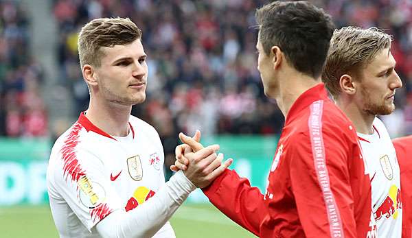 Timo Werner hat Robert Lewandowski überschwänglich gelobt.