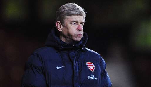 Arsene Wenger, seit 1996 Trainer bei den Gunners, muss umdisponieren