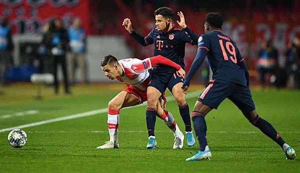 FC Bayern führt nach 15 Minuten in Belgrad.